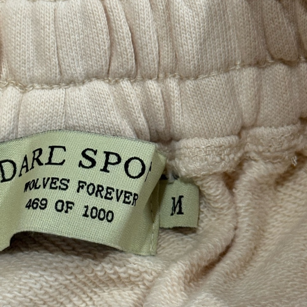 Darc Sport Wolves French Terry Court Slouch Heavyweight Sweat Shorts Size Medium - Picture 3 of 4